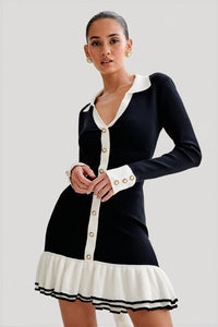 Abito Chic a Maniche Lunghe