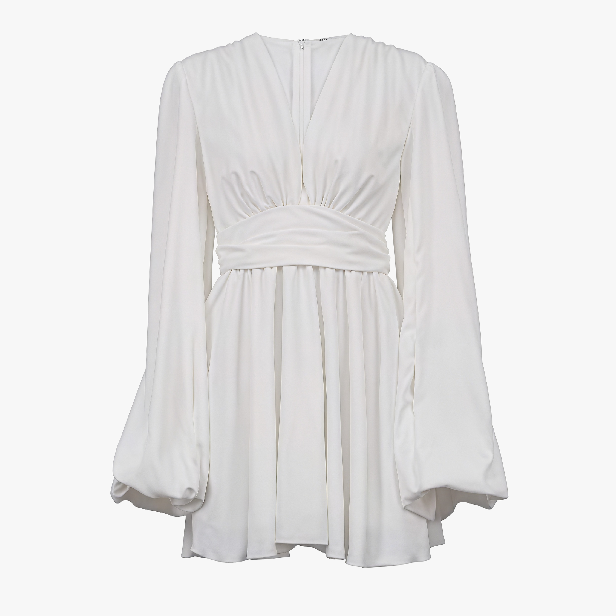 Abito Elegante con Maniche Voluminose