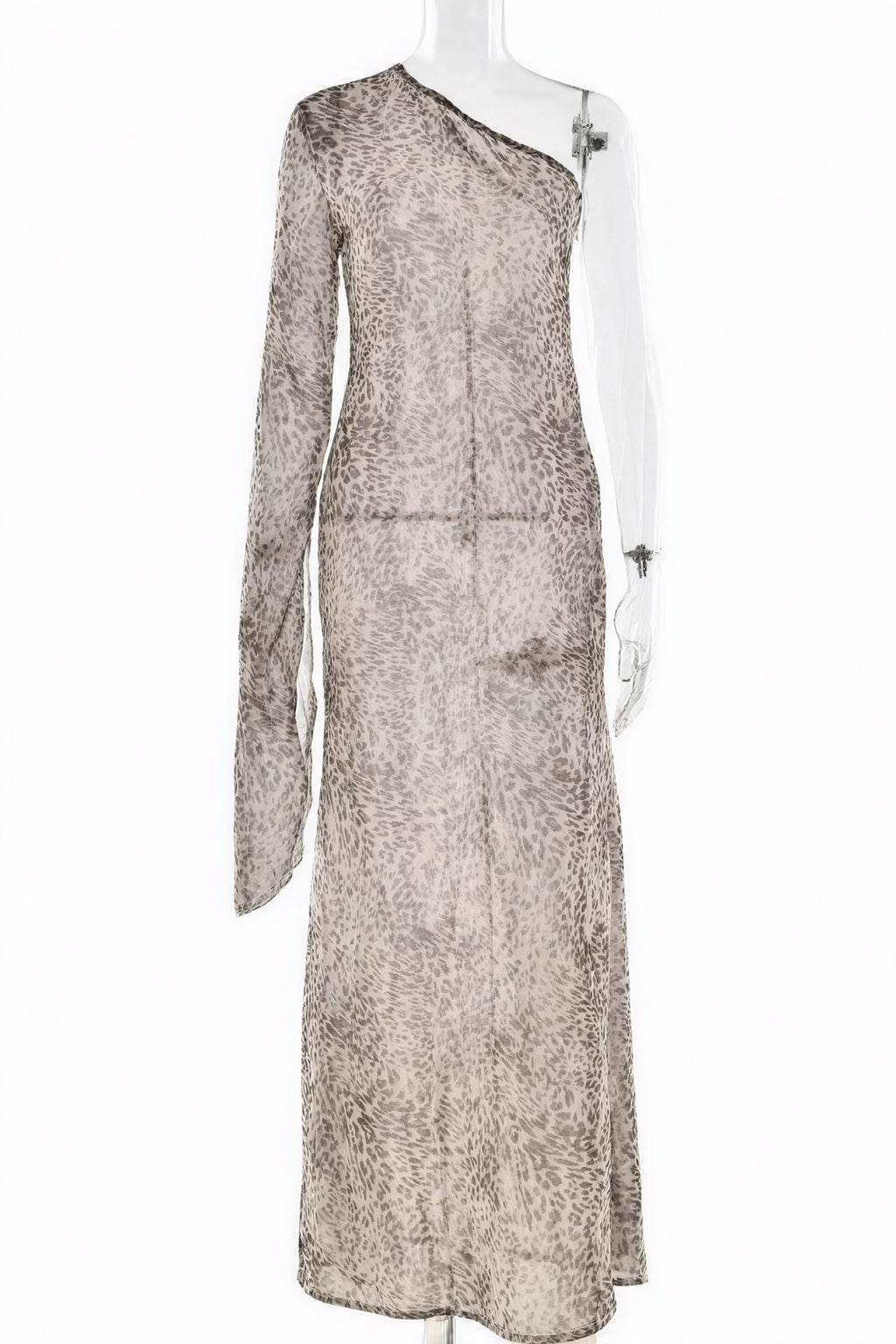 Abito Monospalla Stampa Animalier