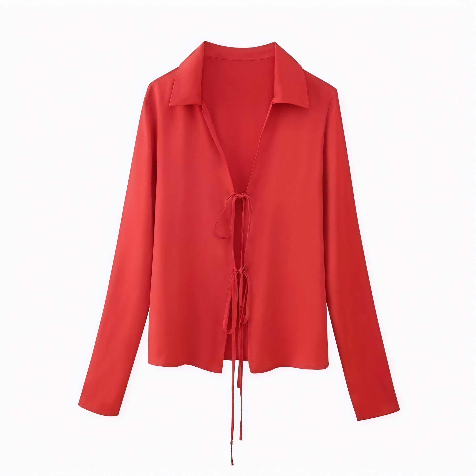 Blusa Chic con Nodo Frontale