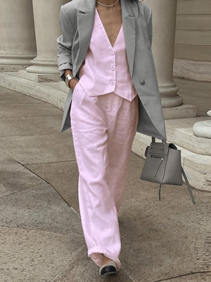 Completo Raffinato: Gilet e Pantaloni per un Look Impeccabile