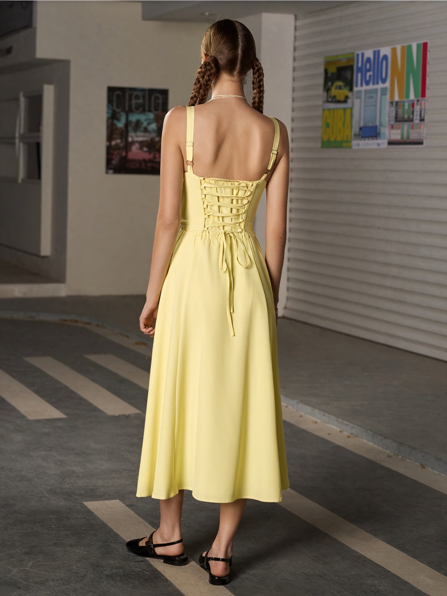 Chic Split Thigh Cami Dress