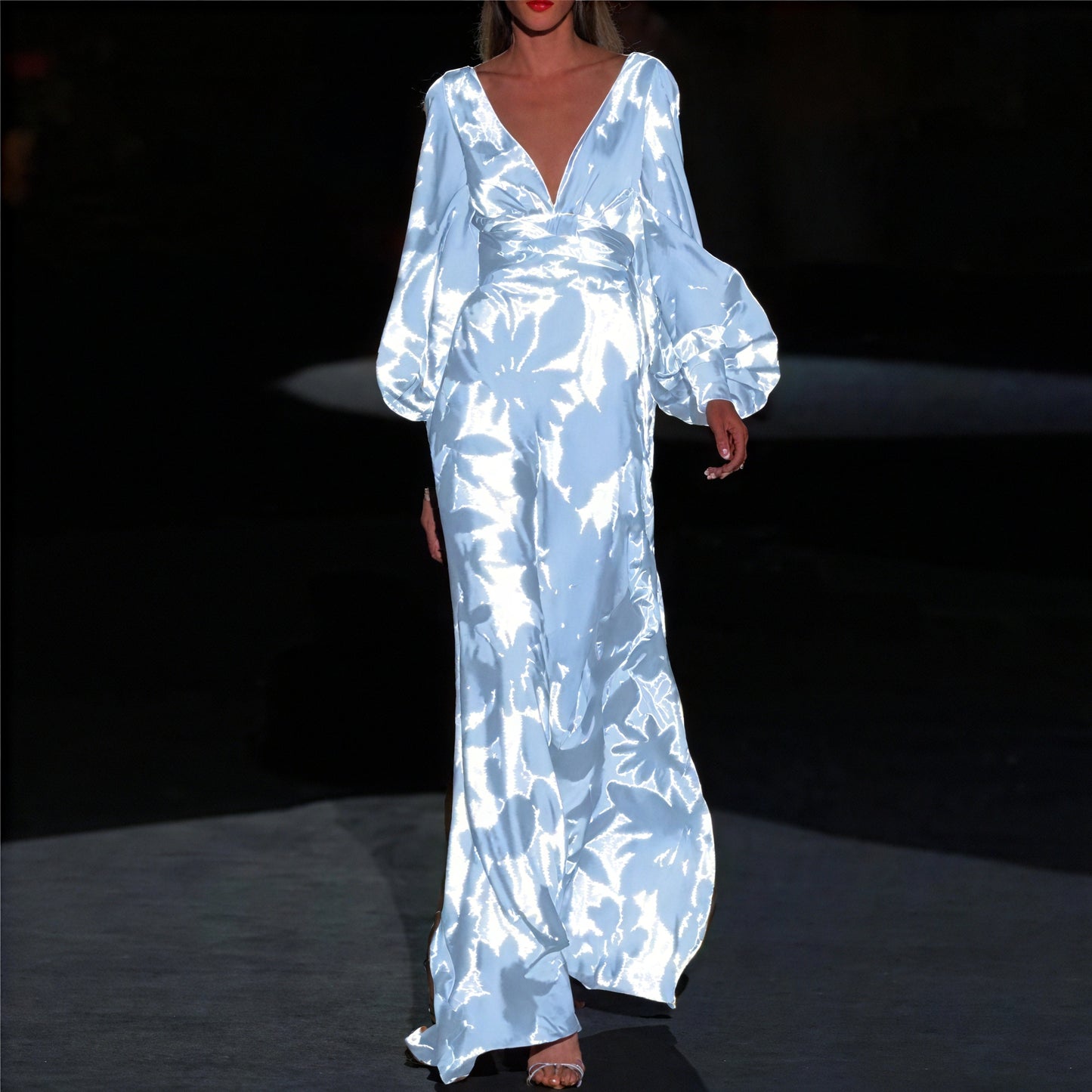 Felicia | Elegant Flowy Midi Dress for Everyday and Evening Wear - Image 1