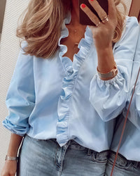 Blusa con Dettaglio Arricciato: Un Tocco di Raffinatezza