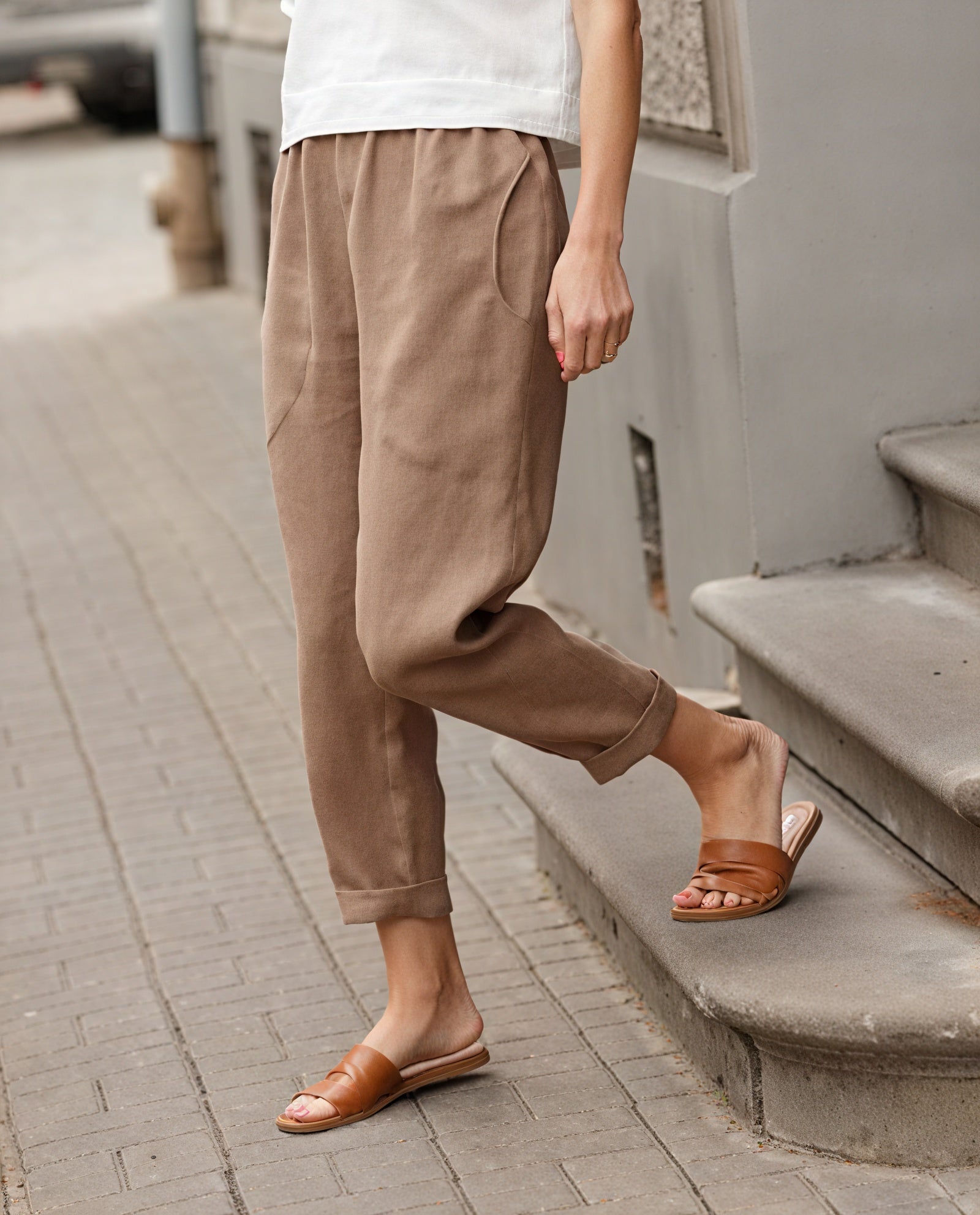 Diane | Relaxed Fit Lightweight Pants - Breathable and Comfortable - Image 6