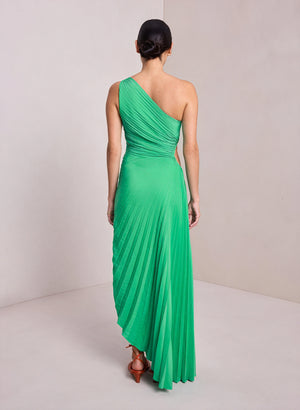 Abito Monospalla Plissettato Donna – Orlo Asimmetrico, Elegante-83236-0824c94f-37d9-455b-a0e8-98abdc40c12e