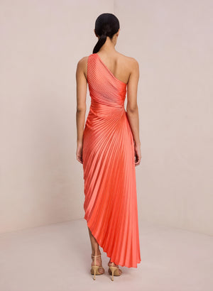 Abito Monospalla Plissettato Donna – Orlo Asimmetrico, Elegante-83236-51754725-94fe-4c32-9907-27cfb6c5ec66