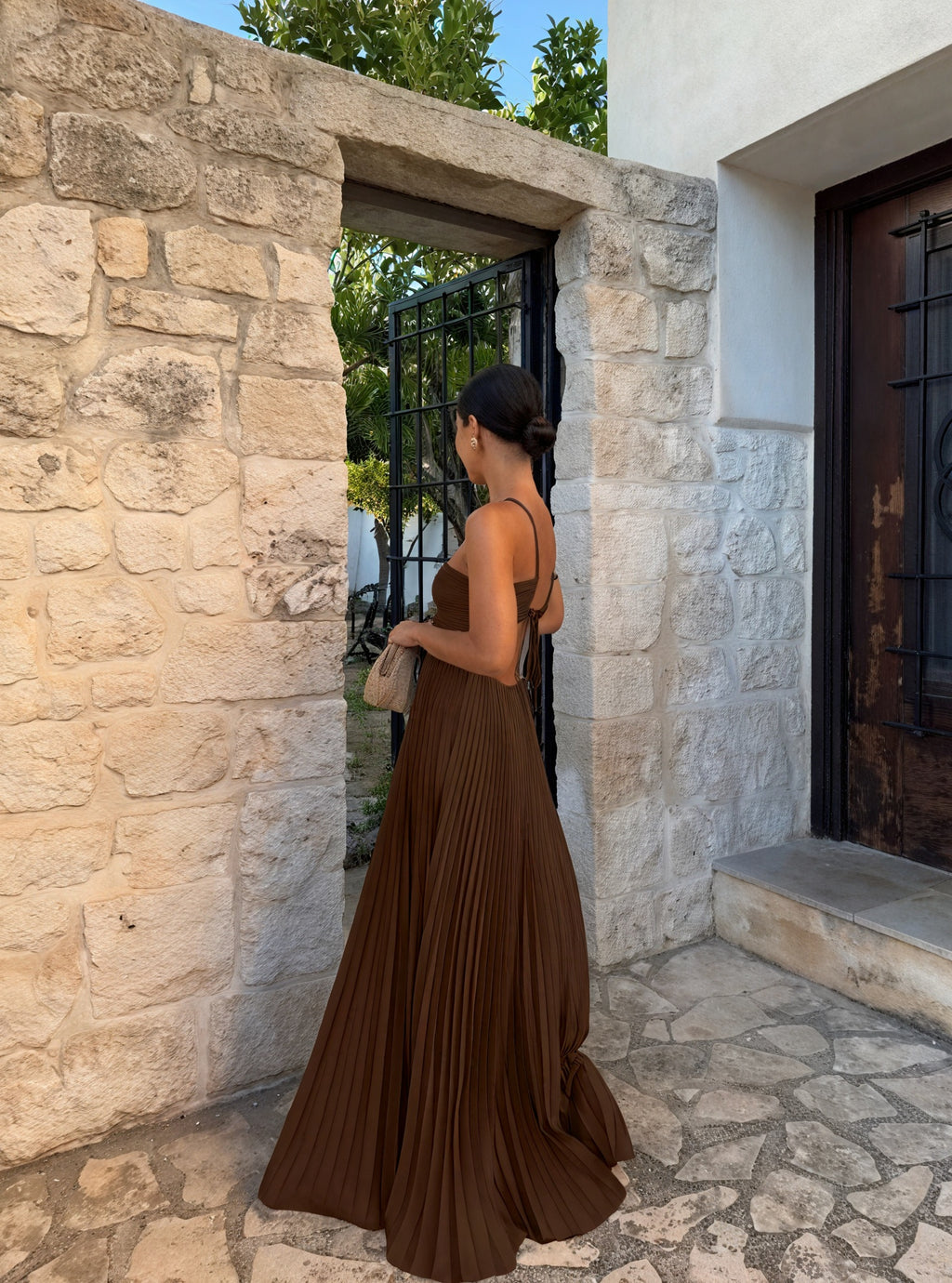 Irene | Elegant Pleated Maxi Dress for Any Occasion - Image 6
