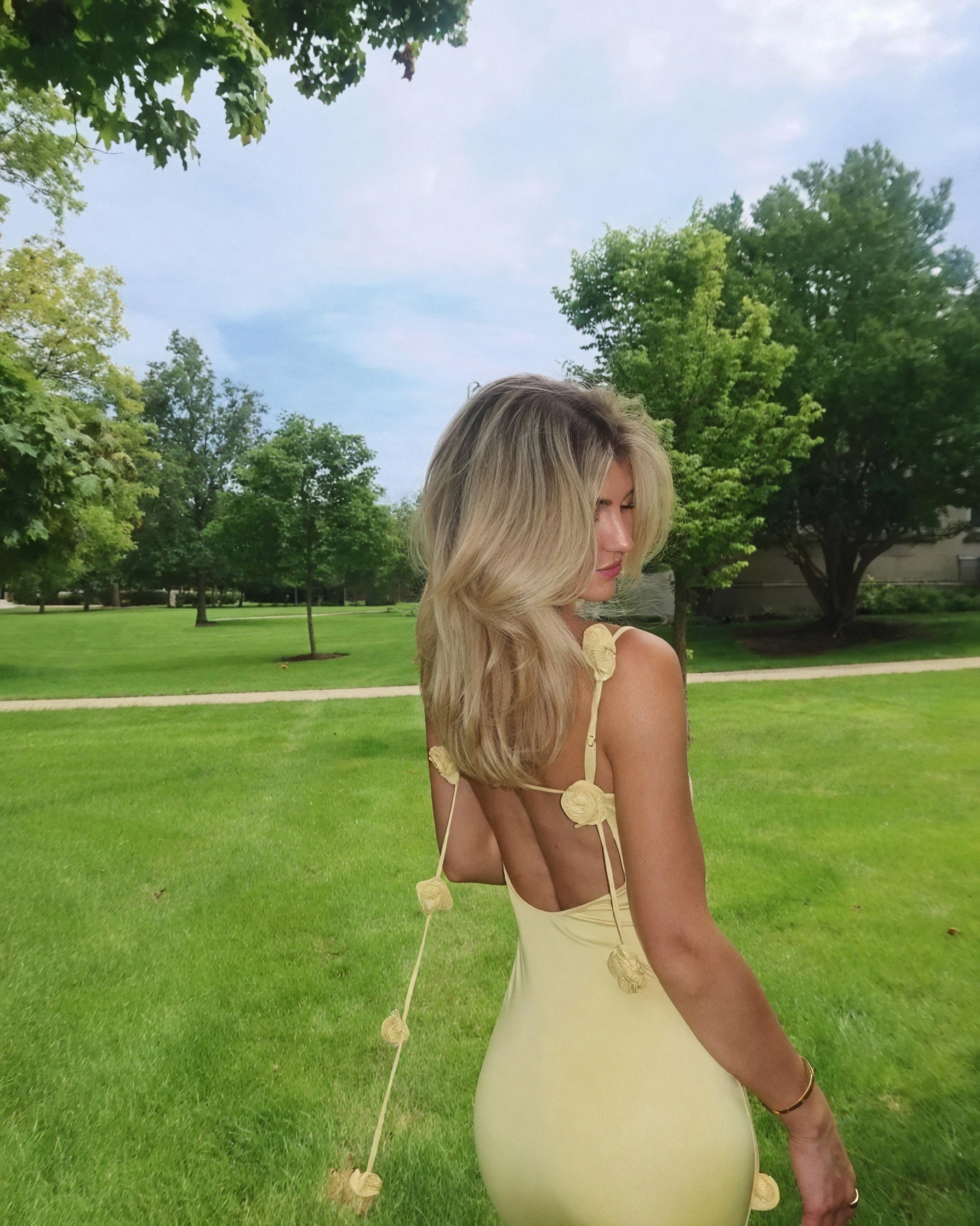 Dorio Moda Abito Maxi Donna – Senza Maniche, Schiena Aperta, Dettagli Floreali S-XL-83277-fe1e4029-5597-4e48-ab50-90558fa7c849