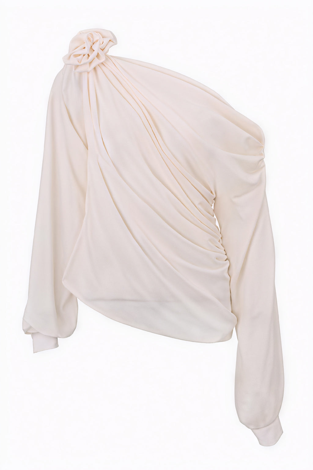 Abito da Donna Spalle Scoperte – Dettaglio Rosa 3D, Stile Serata-83303-a242b138-3f10-475e-9d03-0dfcef40296e