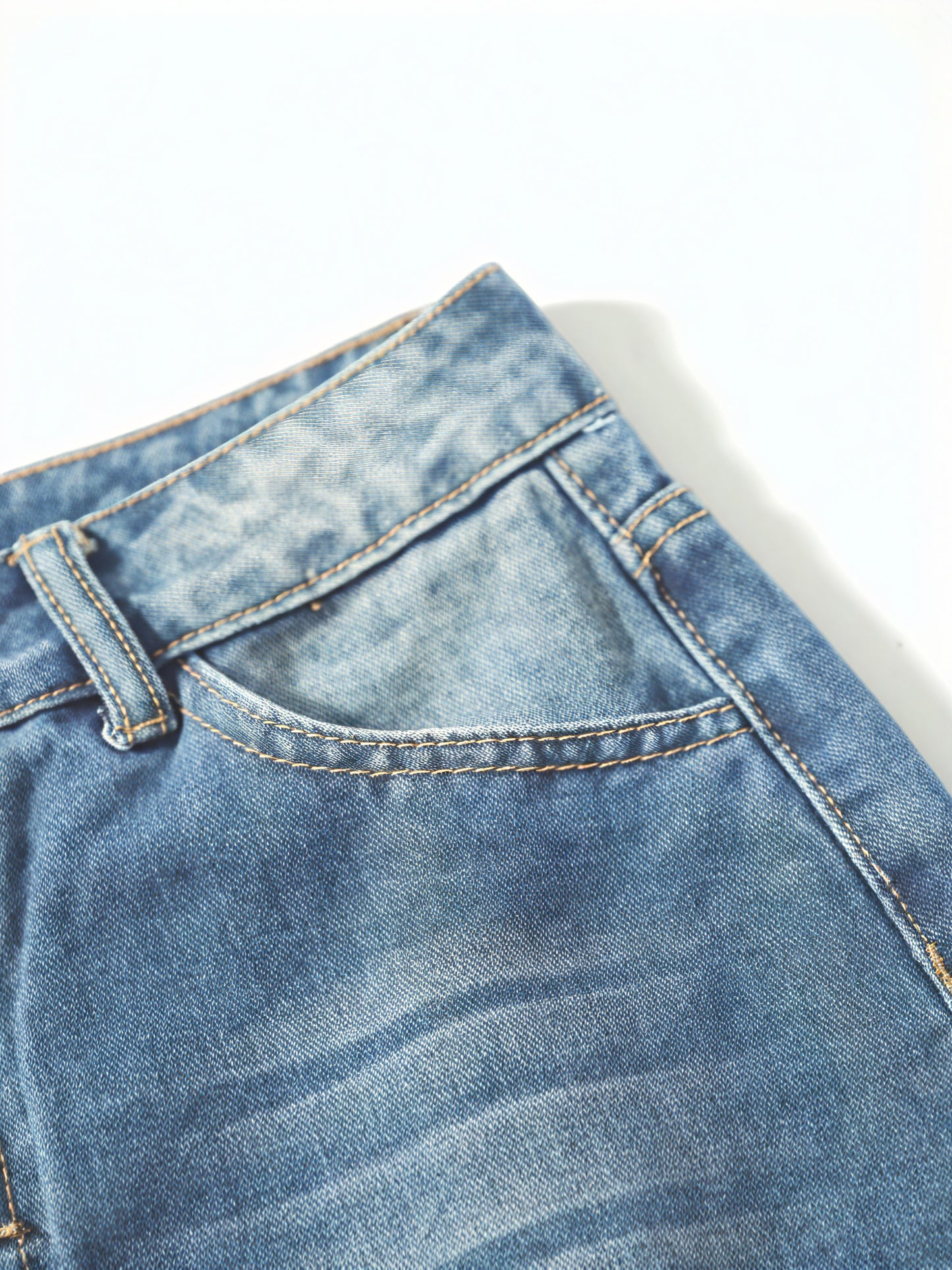 Jeans Donna Azzurro Chiaro Vestibilità Larga Orlo Risvoltato Chiusura Bottoni-83359-040c4cc9-2a7c-438d-80f4-a2f8e1c34aed
