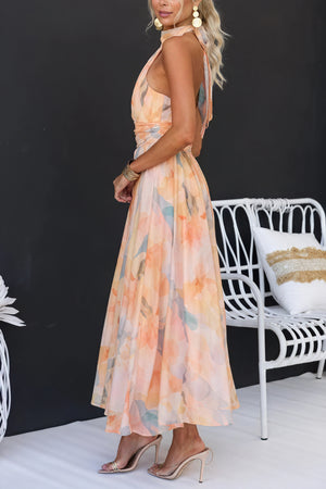Abito Maxi Donna Floreale – Scollo Halter, Vita Regolabile-83370-d9c1289d-d709-4709-9db5-ed8d780e5a83