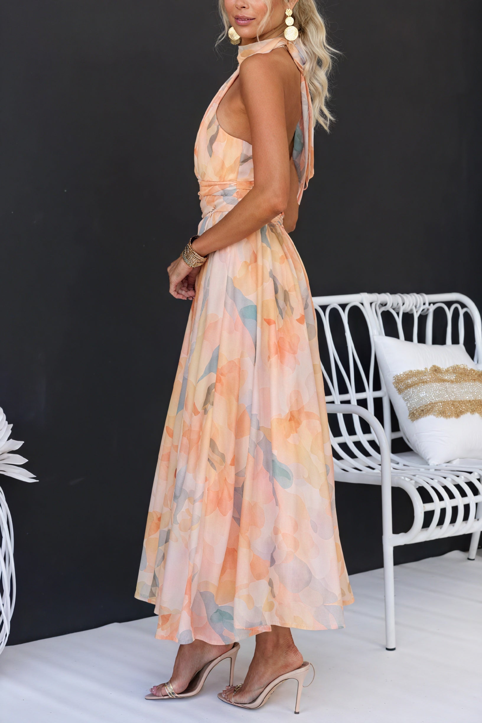 Abito Maxi Donna Floreale – Scollo Halter, Vita Regolabile-83370-d9c1289d-d709-4709-9db5-ed8d780e5a83