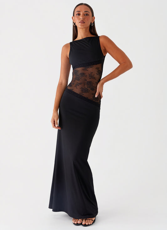 Abito Maxi Donna Senza Maniche con Pannello Pizzo Elegante Dorio Moda-83478-cd0d88ce-8f4b-4c49-b224-7acfe9121435