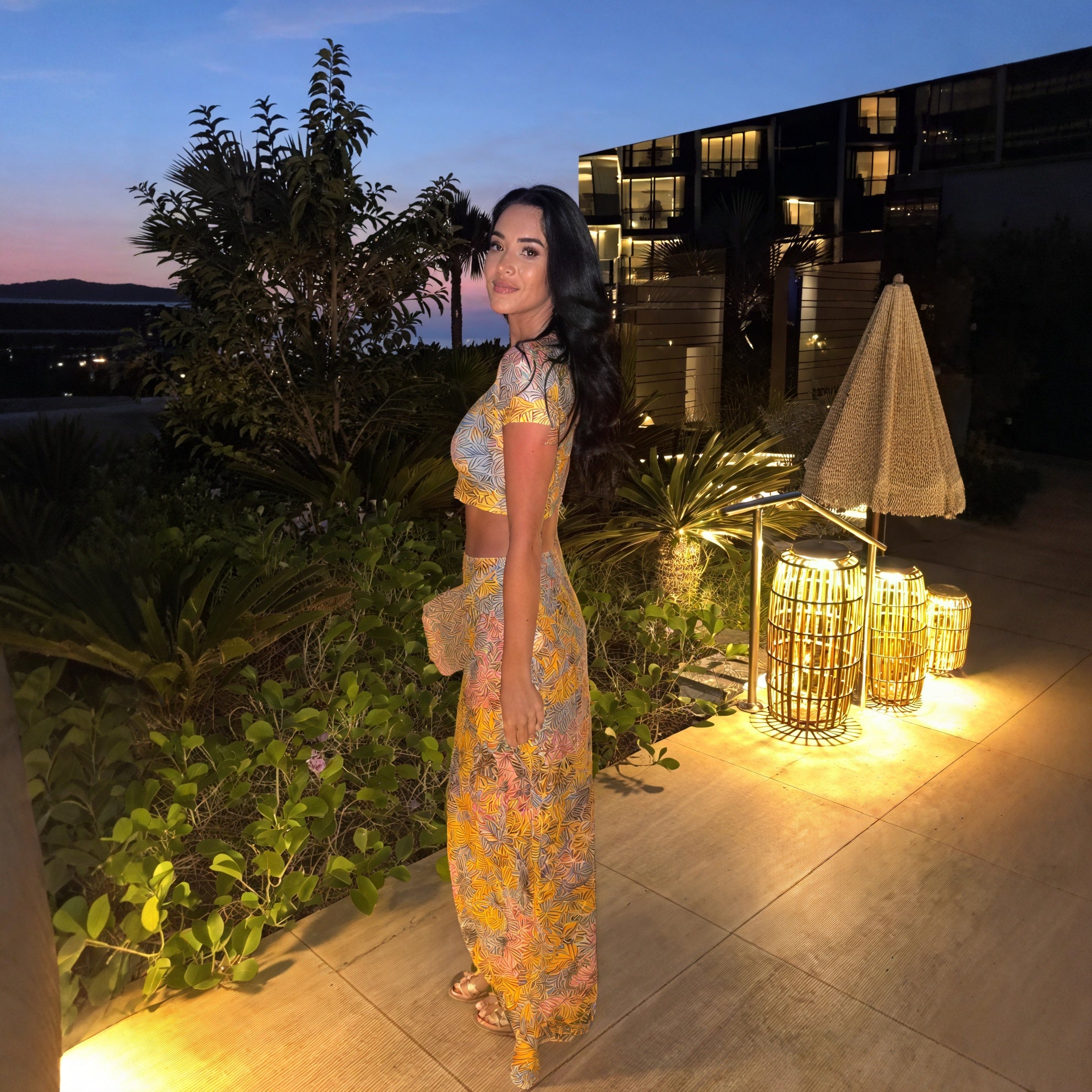 Completo Due Pezzi Donna – Crop Top e Maxi Gonna Stampa Floreale, Dorio Moda-83559-c4234883-5bf0-4c19-b8a9-fe0555226b8a