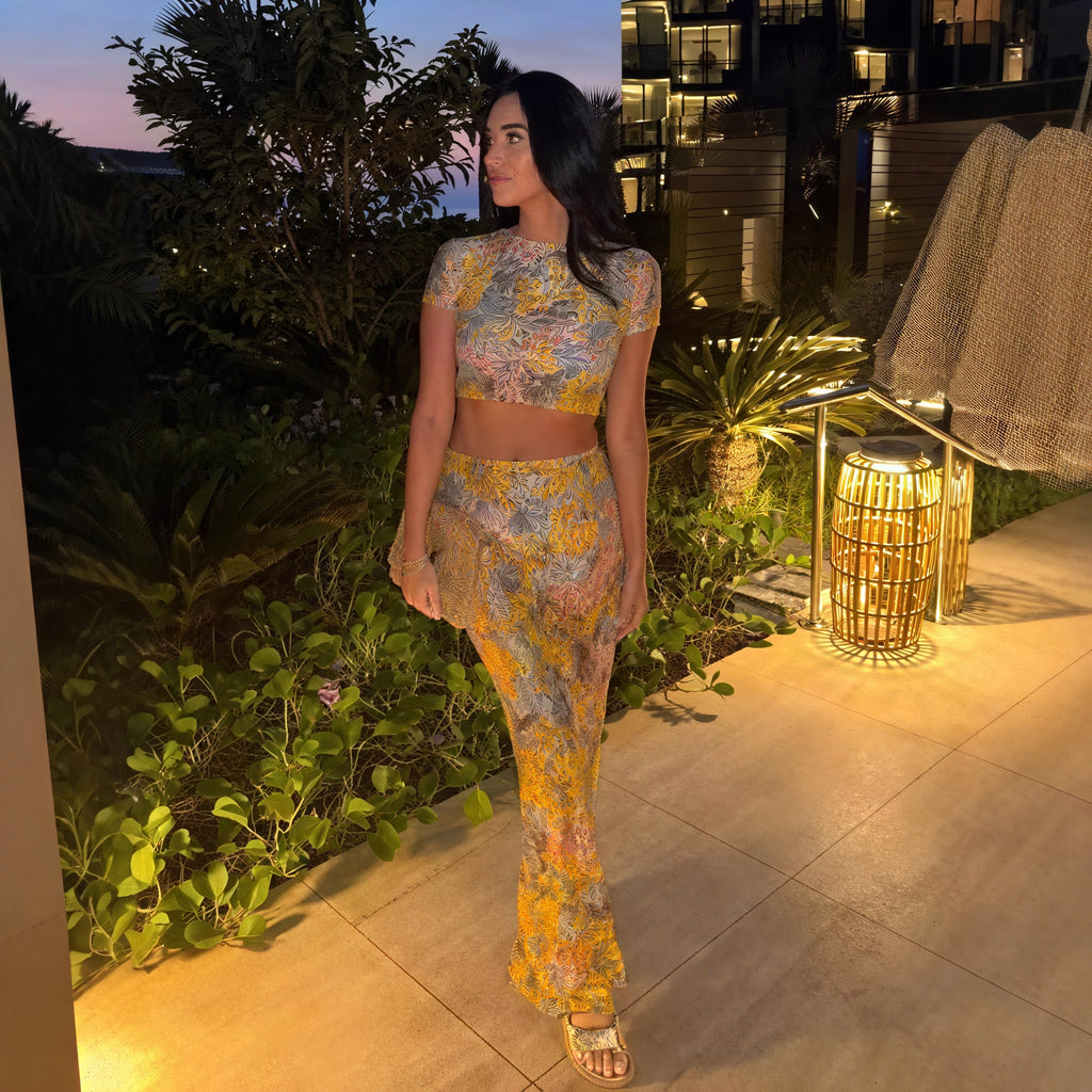 Completo Due Pezzi Donna – Crop Top e Maxi Gonna Stampa Floreale, Dorio Moda-83559-36bb46b6-2bf1-47ad-b822-5144f87646c5