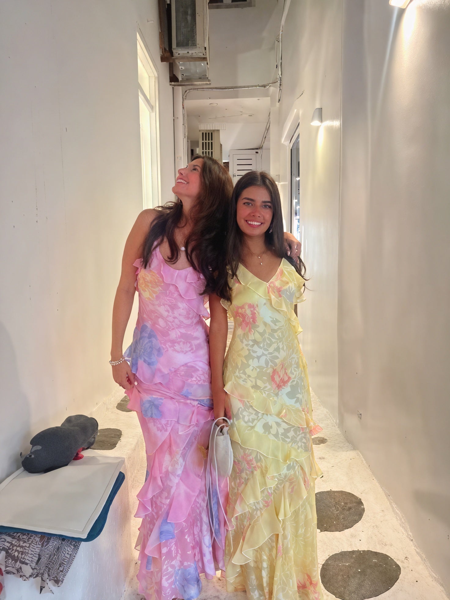 Abito Donna Senza Maniche Floreale con Balze Spalline Sottili-83560-c8ecf06b-9984-4b18-8b42-bdc5dd1ac79d