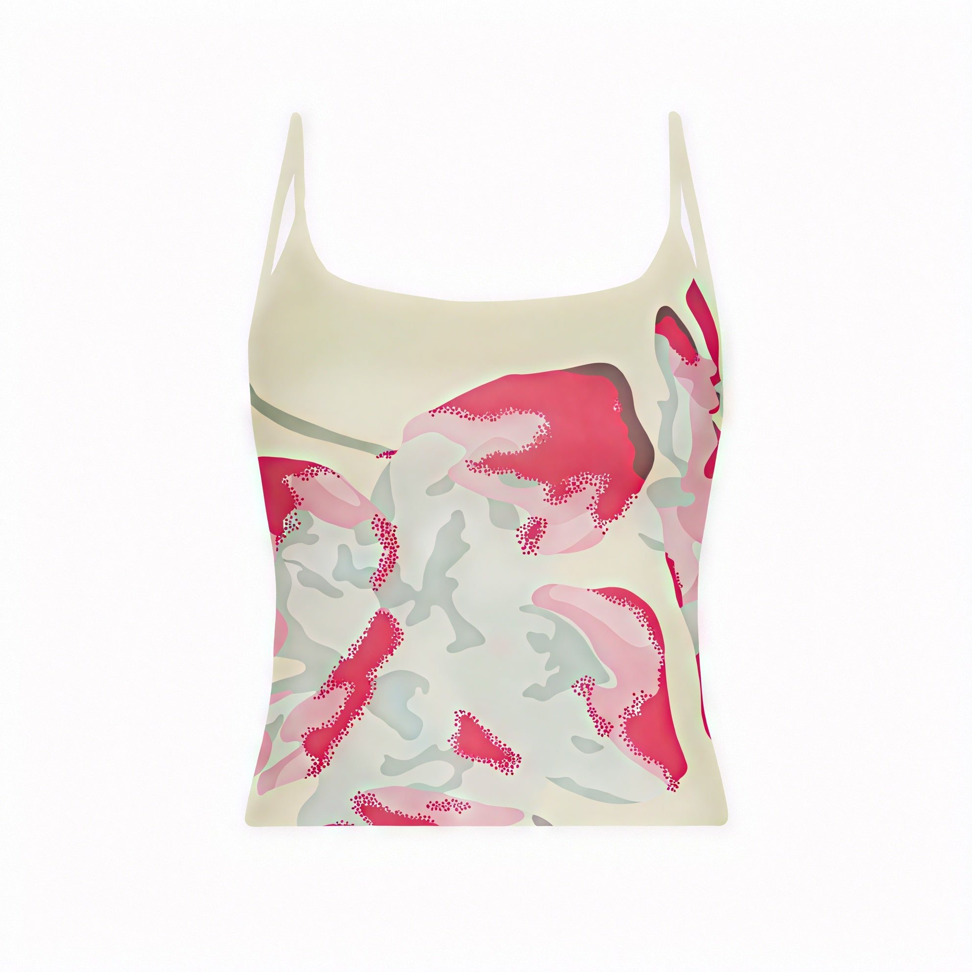 Abito Donna Floreale con Spalline Sottili – Gonna Arricciata e Orlo Asimmetrico, Stile Estivo Elegante-83580-e654a0a1-c5f9-4f5e-9b87-de58b004de70