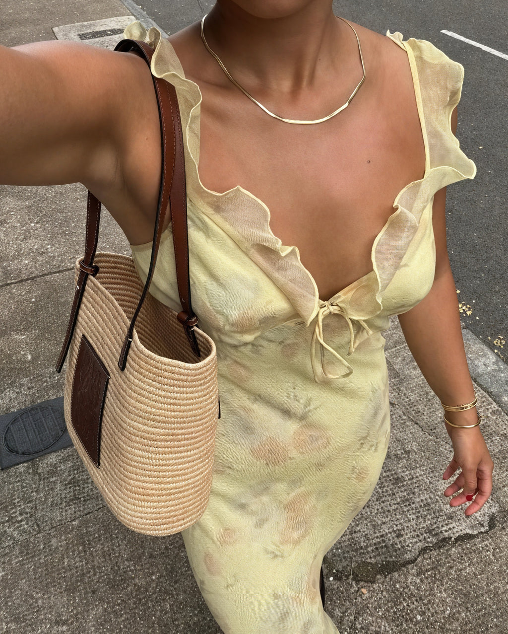 Abito Donna Floreale con Spalline Sottili e Balze – Tessuto Leggero Estivo-83695-9a9aef45-26d4-455b-b1f6-b79729fa20d3