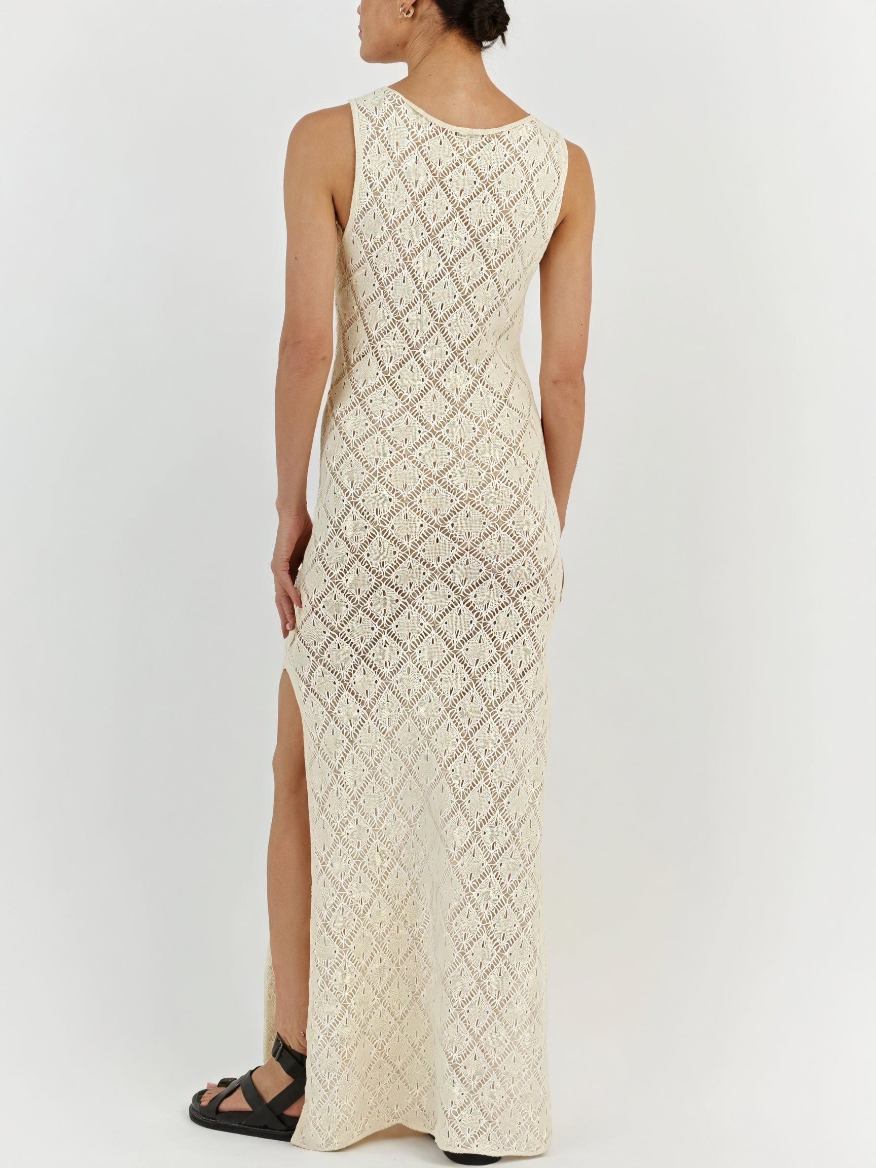 Abito Maxi Donna Senza Maniche – Lavorazione a Maglia Aperta, Stile Versatile-83712-05b7fa5f-addc-4a43-b0e5-c16204c9f6ac