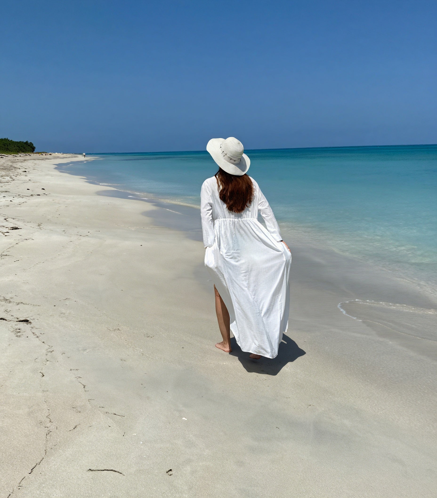 Abito Maxi da Donna – Scollo a V, Maniche Lunghe, Vita Annodata, Stile Fluido-83779-21f97629-f229-41a5-a31f-9cfc3cdb863b