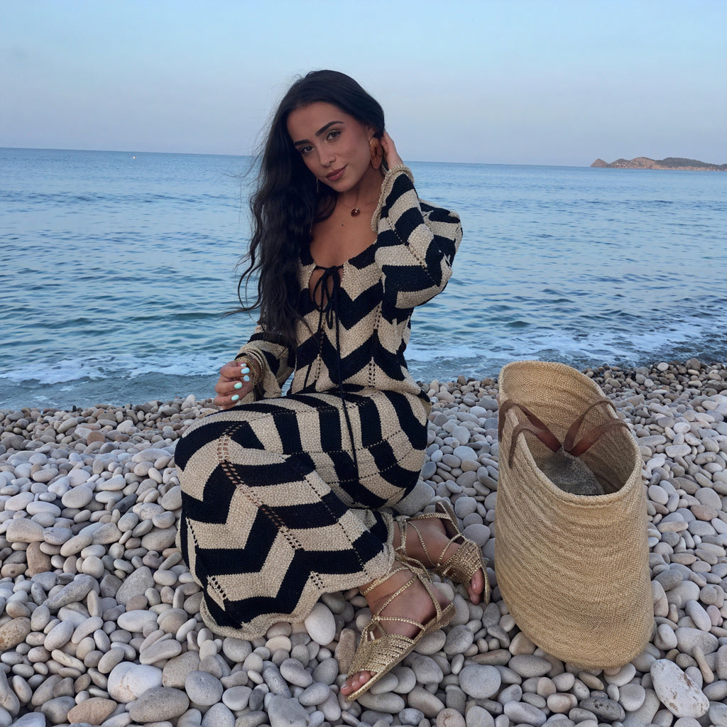 Abito Maglia Donna – Motivo Chevron, Maniche Lunghe-83785-e569d523-10d9-4e10-a44b-ece8f932aba3