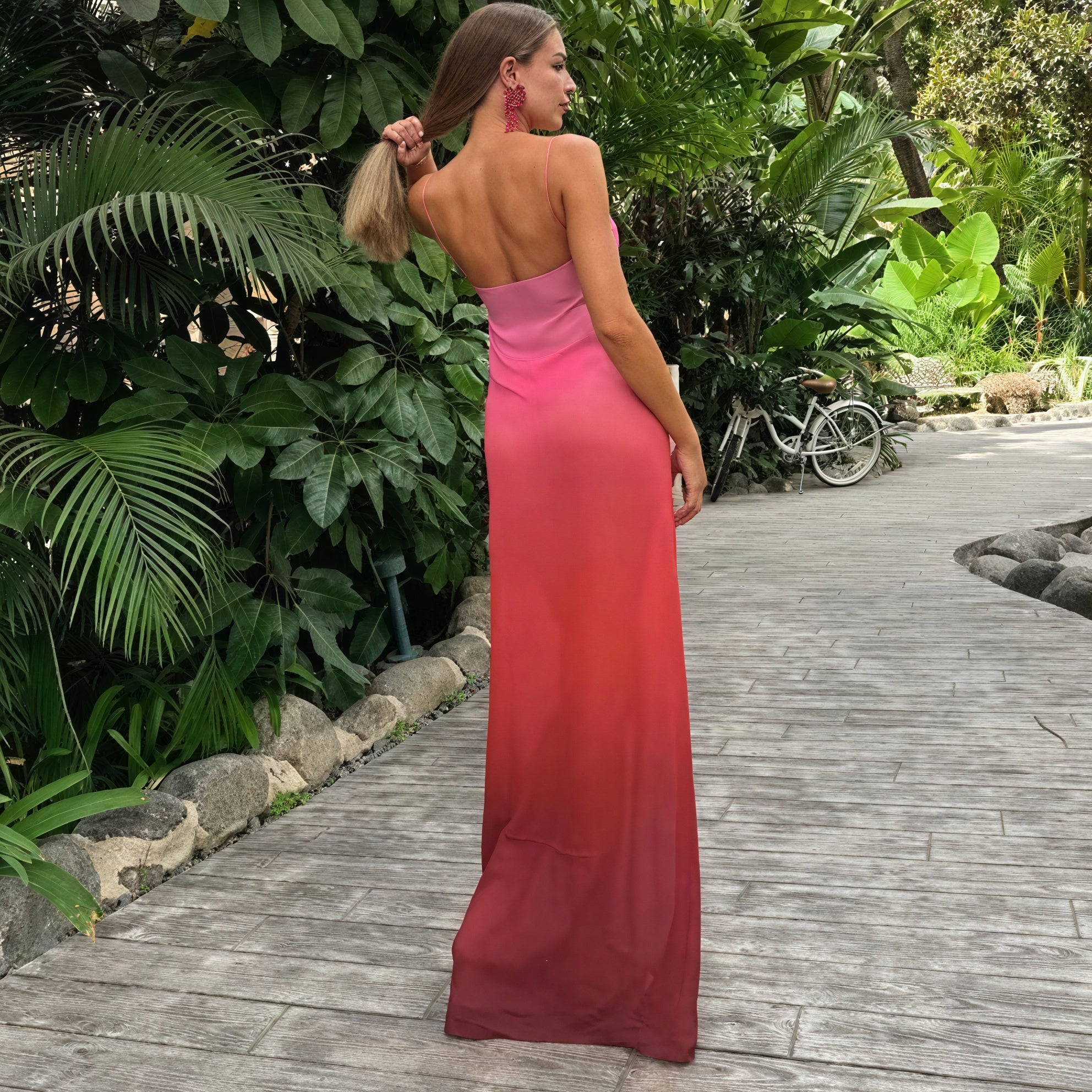 Abito Lungo Donna – Ombre, Spalline Sottili, Senza Maniche, Stile Elegante-83812-2af0af6b-db03-4ef7-b241-0a1166007841