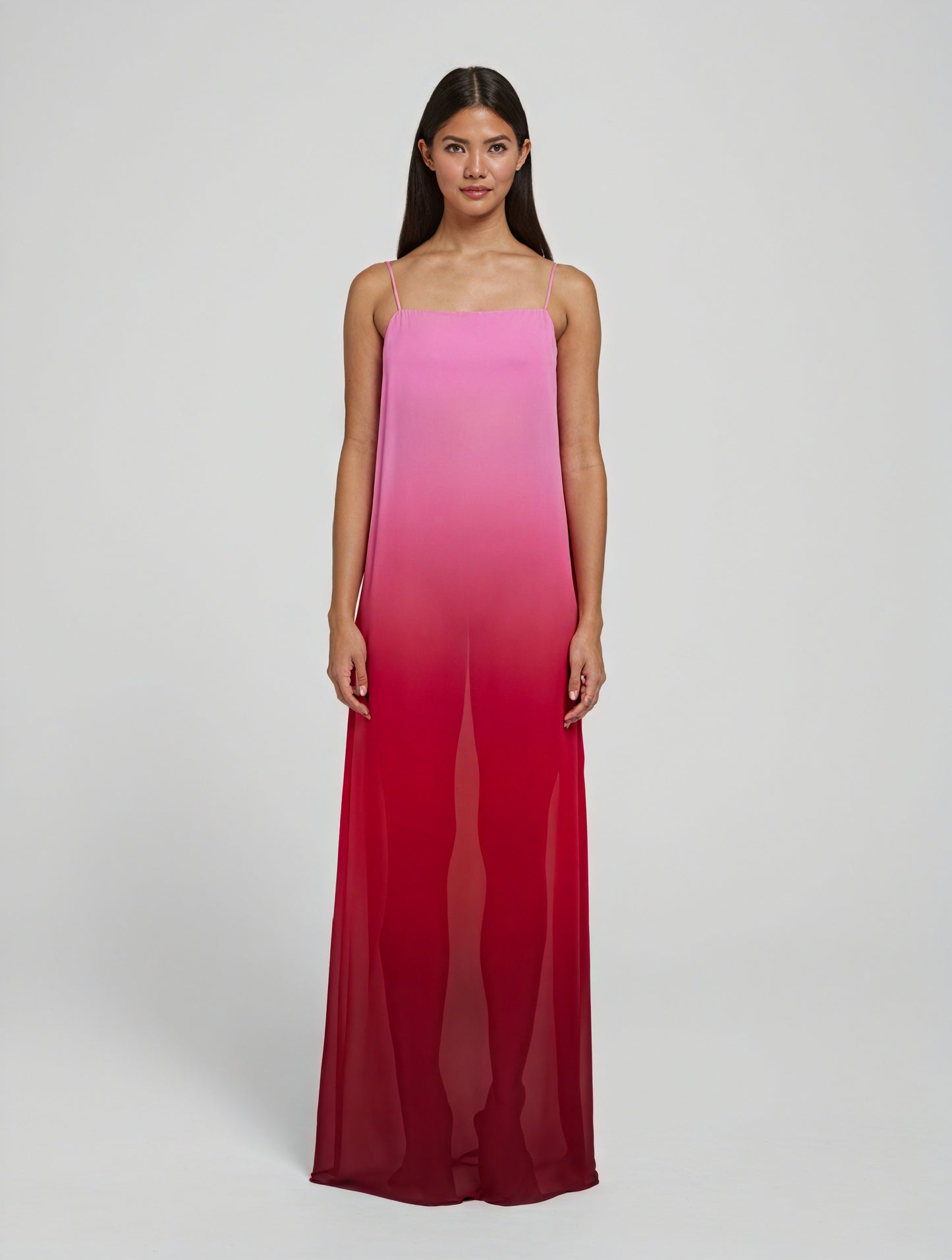 Abito Lungo Donna – Ombre, Spalline Sottili, Senza Maniche, Stile Elegante-83812-d63d2dce-925f-4ae6-b6a2-b1afad055bd3