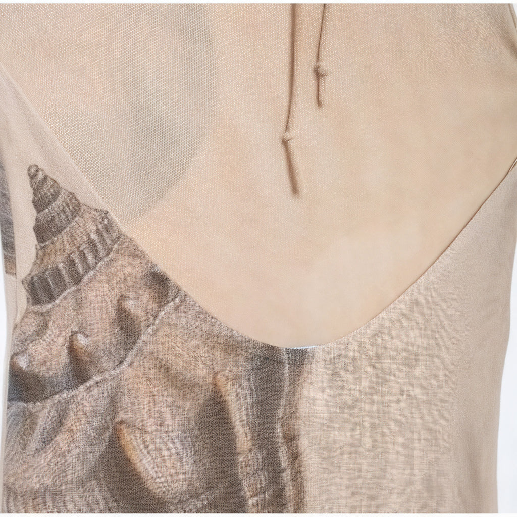 Abito Maxi Donna con Scollo Halter, Stampa Unica, Tessuto Testurizzato, Leggero-83816-da2120d7-304b-4797-b6a5-333b8a9d998f