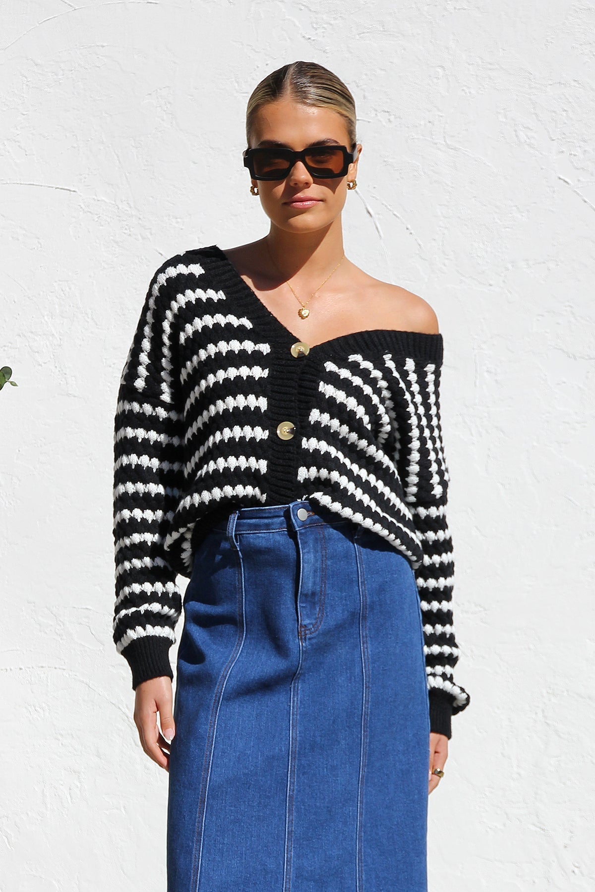 Gonna Midi Denim - Stile Classico Raffinato