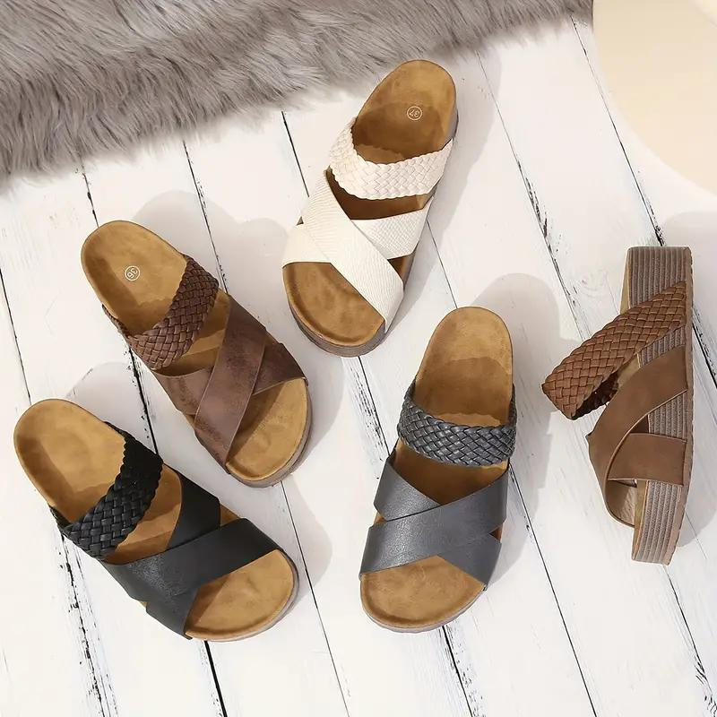 Sandali Platform Intrecciati