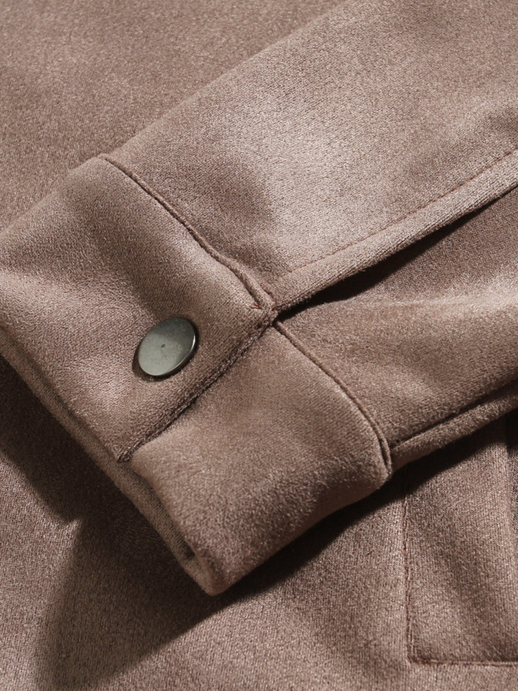 Jonathan Giacca Suede Comfort Zip Stile Moderno