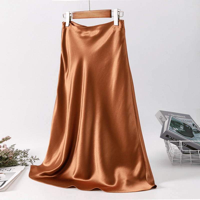 Gonna Midi Elegante in Satin
