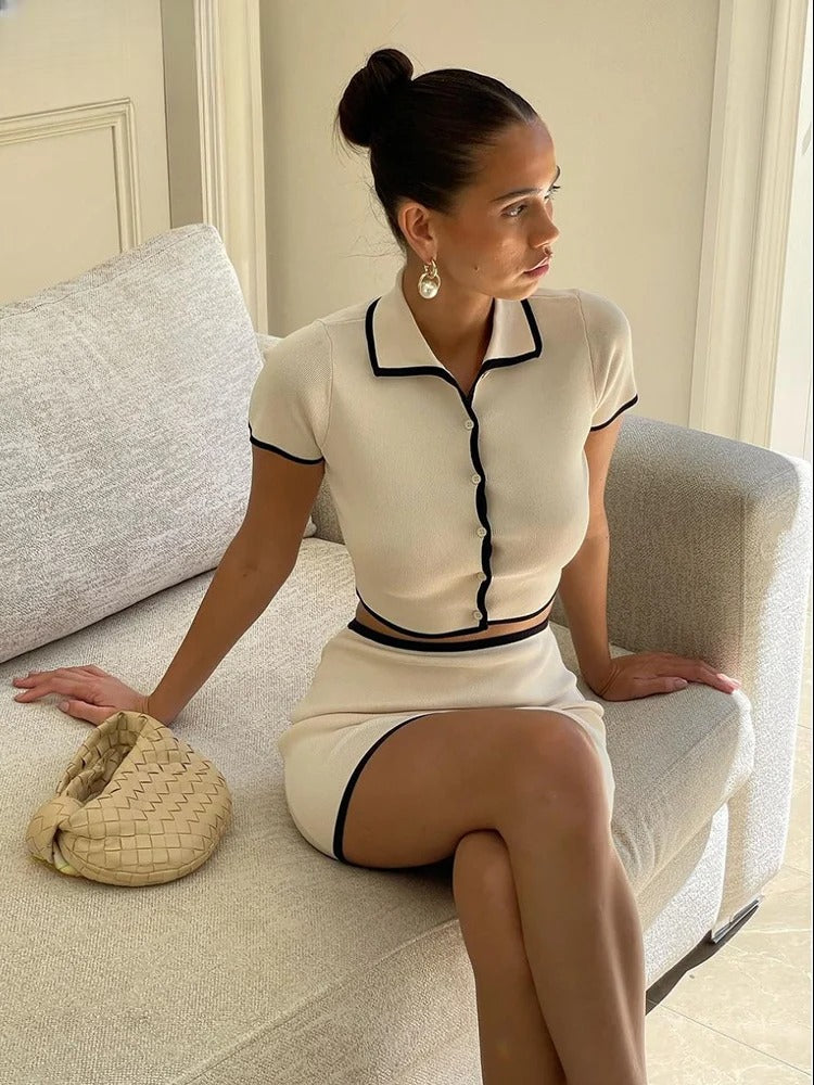 Set Coordinato Maglia e Gonna