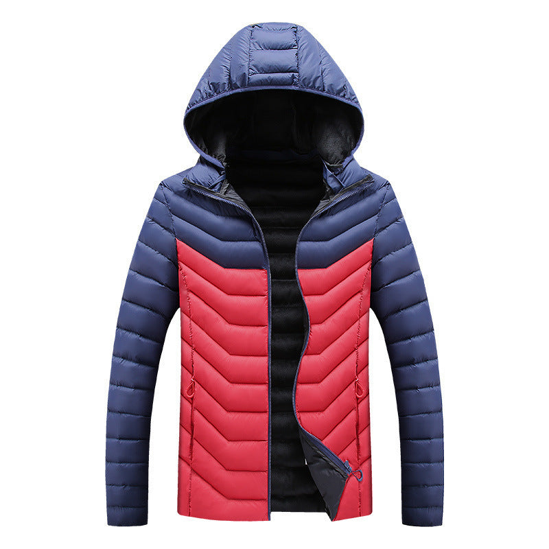Hooded Padded Winter Jacket Slim Fit Imitation Down Padded Jacket Thick Mens Autumn And Winter by http://Lolyshop.shop