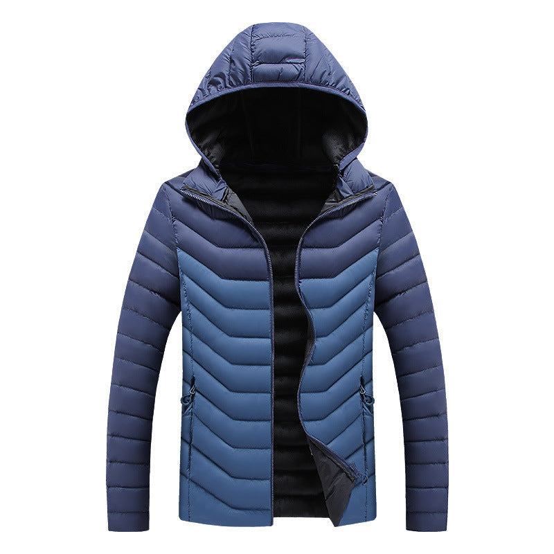 Hooded Padded Winter Jacket Slim Fit Imitation Down Padded Jacket Thick Mens Autumn And Winter by http://Lolyshop.shop