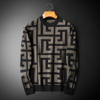Maglione Uomo Geometrico | Stile Contemporaneo