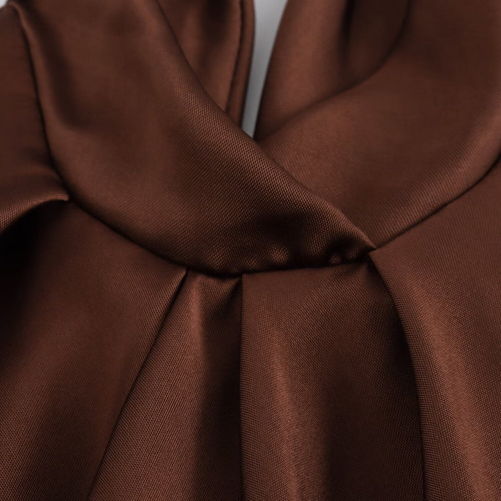 Charlotte | Elegant Velvet Dusk Midi Dress for Evening Wear - Image 6