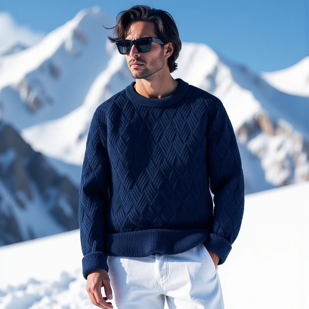 Wilfried | Herren Winterpullover mit Strukturstrick - Elle Zürich