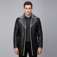 Dominic Cappotto Uomo Ecopelle | Classico con Pelliccia | Inverno