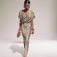 Abito Midi | Elegante Nodo sul busto | Primavera/Estate