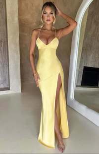 Abito Maxi |Glamour Spacco alto | Tutto l'anno