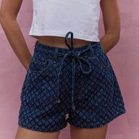 Shorts Denim Donna Vita Annodata