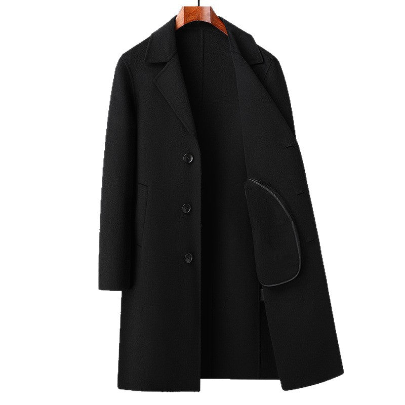 Autumn And Winter Woolen Coat Casual Long by http://Loyshop.shop