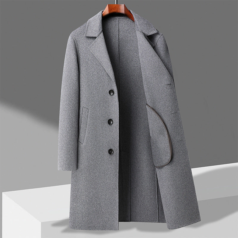 Autumn And Winter Woolen Coat Casual Long by http://Loyshop.shop