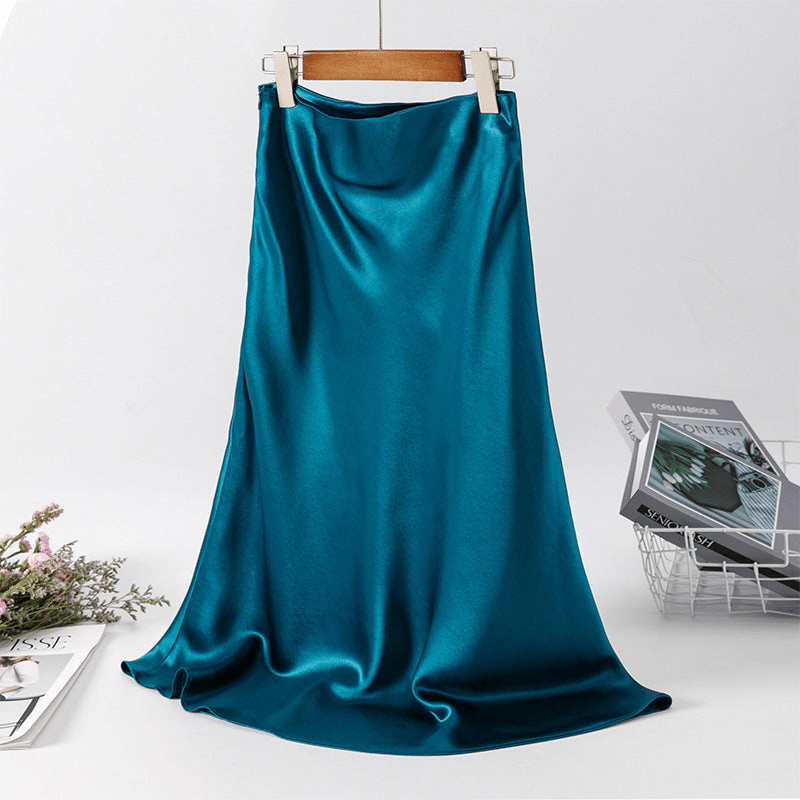Gonna Midi Elegante in Satin