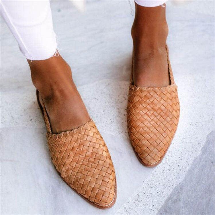 Scarpe Slingback Woven Chic