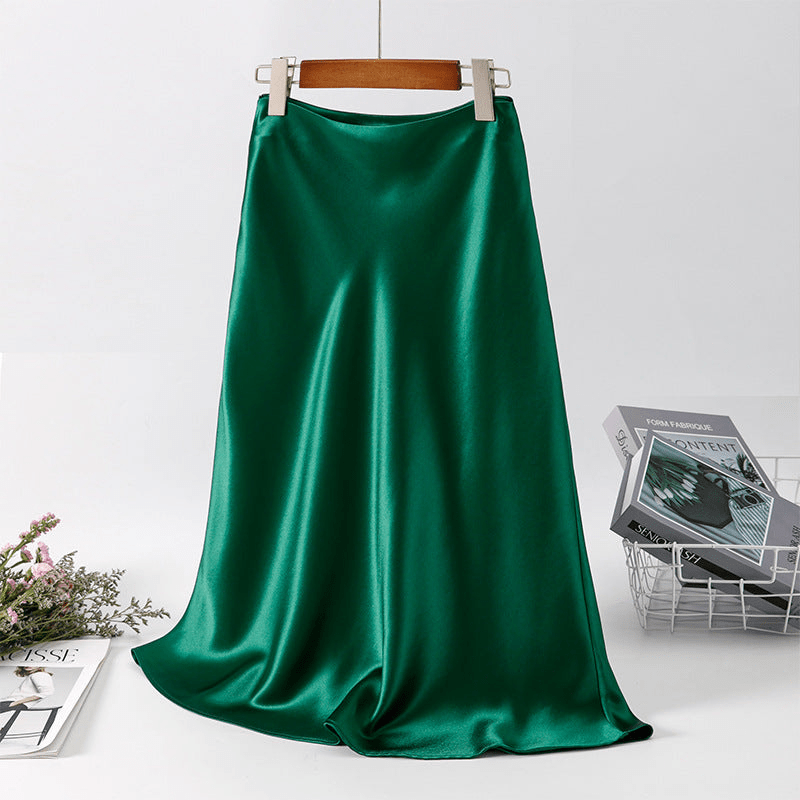Gonna Midi Elegante in Satin