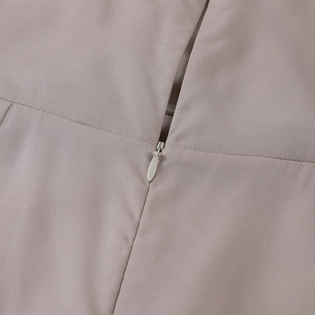 Abito Lungo Scivolato con Spacco