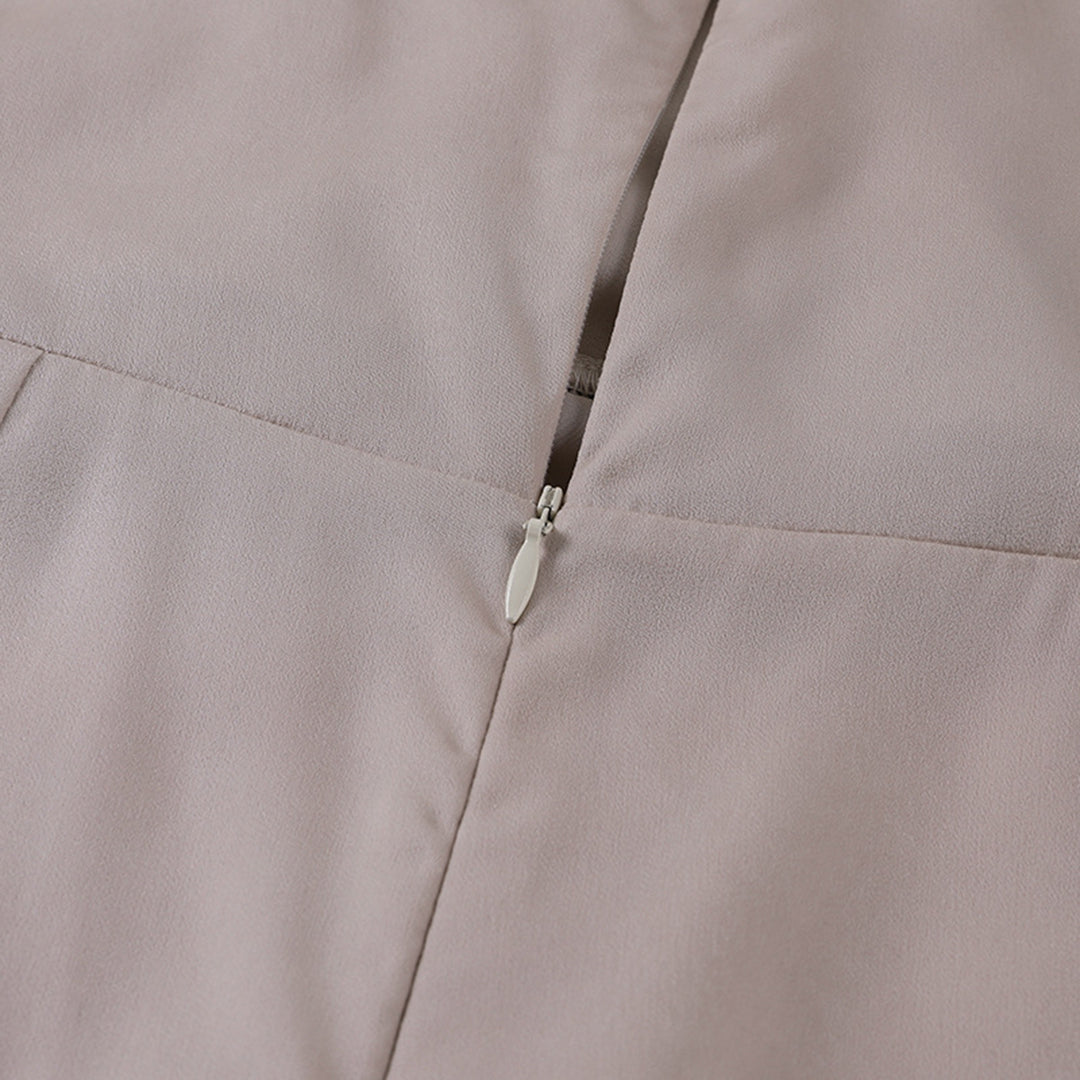 Abito Lungo Scivolato con Spacco